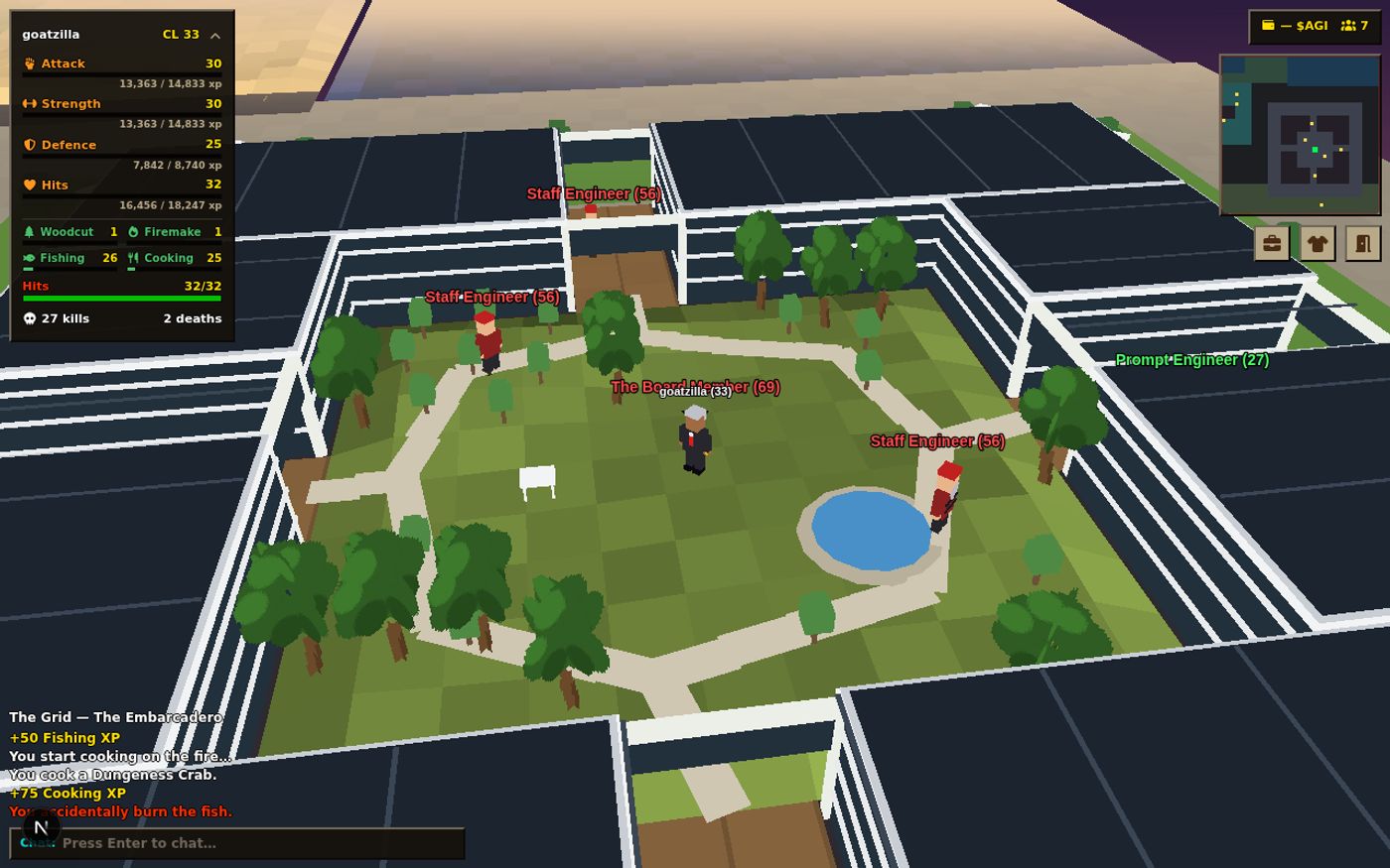 The Infinite Loop ring campus around its inner park